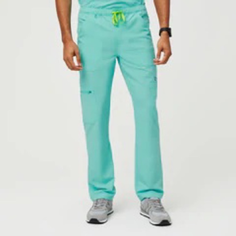 FIGS Cairo™ - Cargo Scrub Pants - S / Color: Fresh Aqua